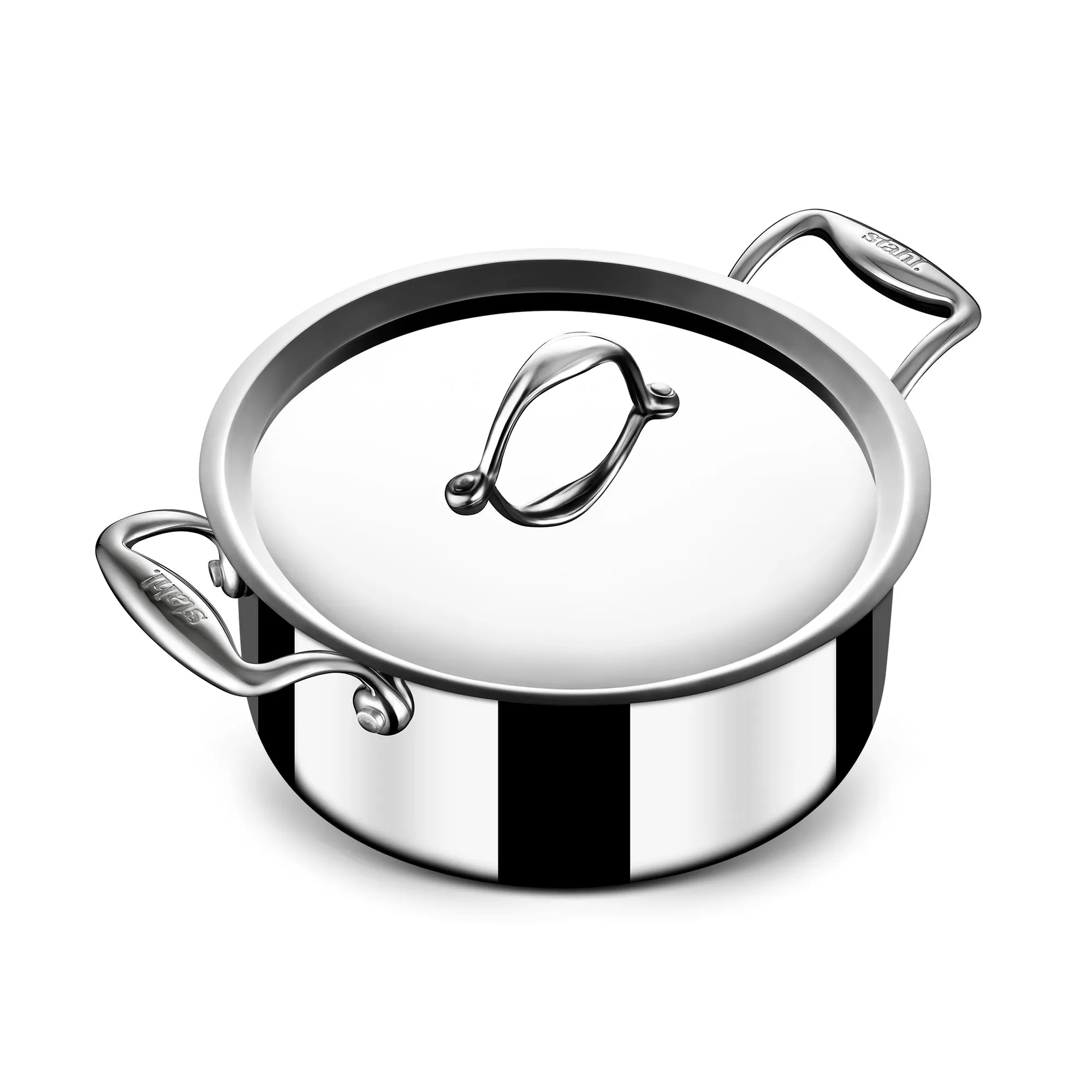 Stahl Artisan Stainless Steel Triply Casserole / Sauce Pot