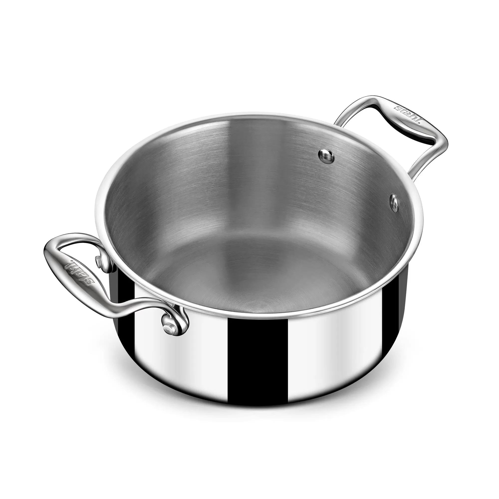 Stahl Artisan Stainless Steel Triply Casserole / Sauce Pot