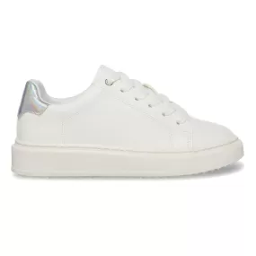 Steve Madden Girl's Charly Platform Sneaker White