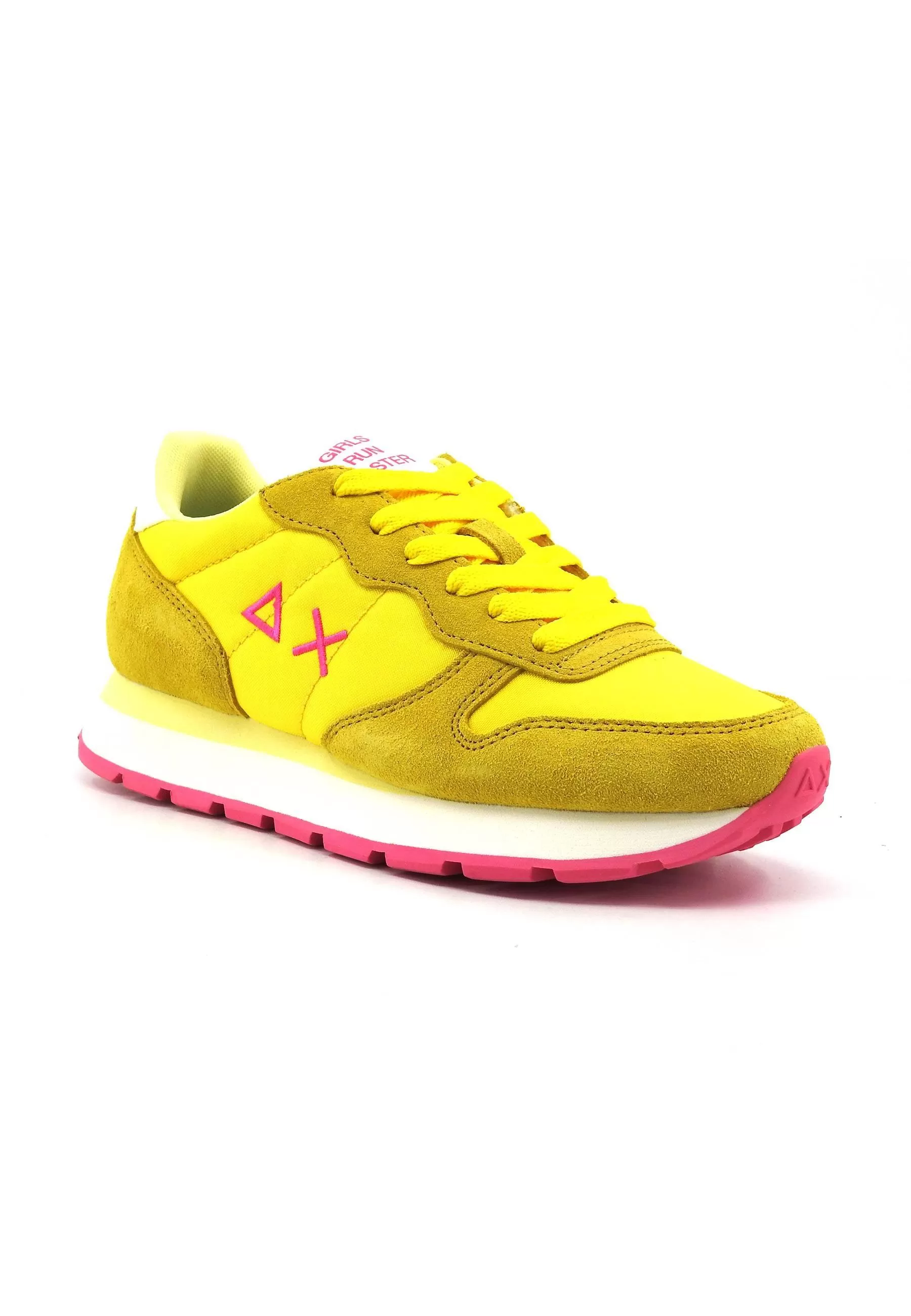 SUN68 Ally Solid Sneaker Donna Giallo Z34201