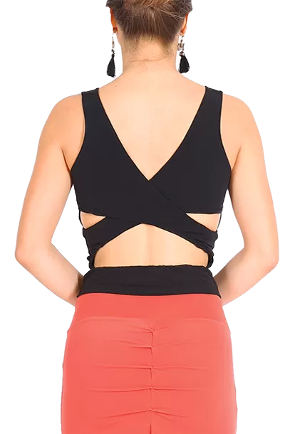 Tango Top with Crisscross Back