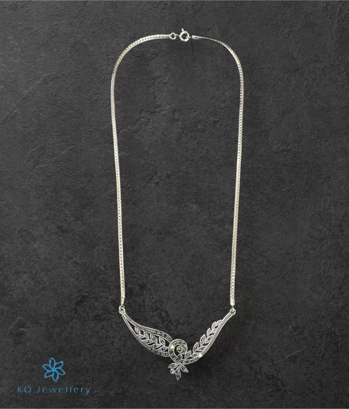 The Ballerina Silver Marcasite Necklace