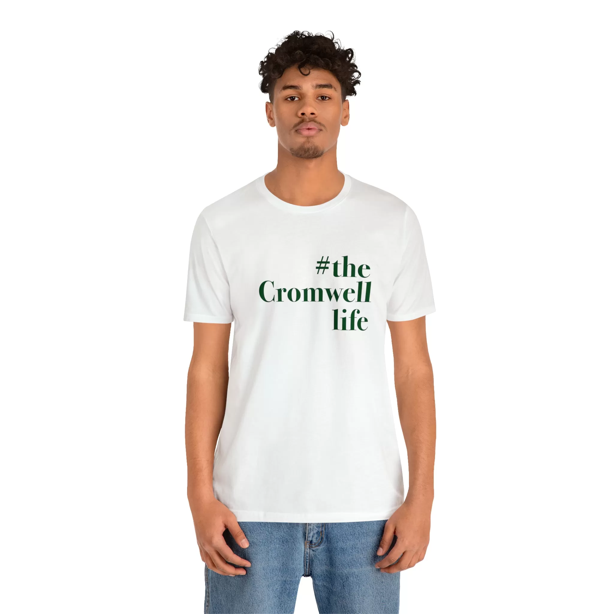 #thecromwelllife Unisex Jersey Short Sleeve T-Shirt (green)