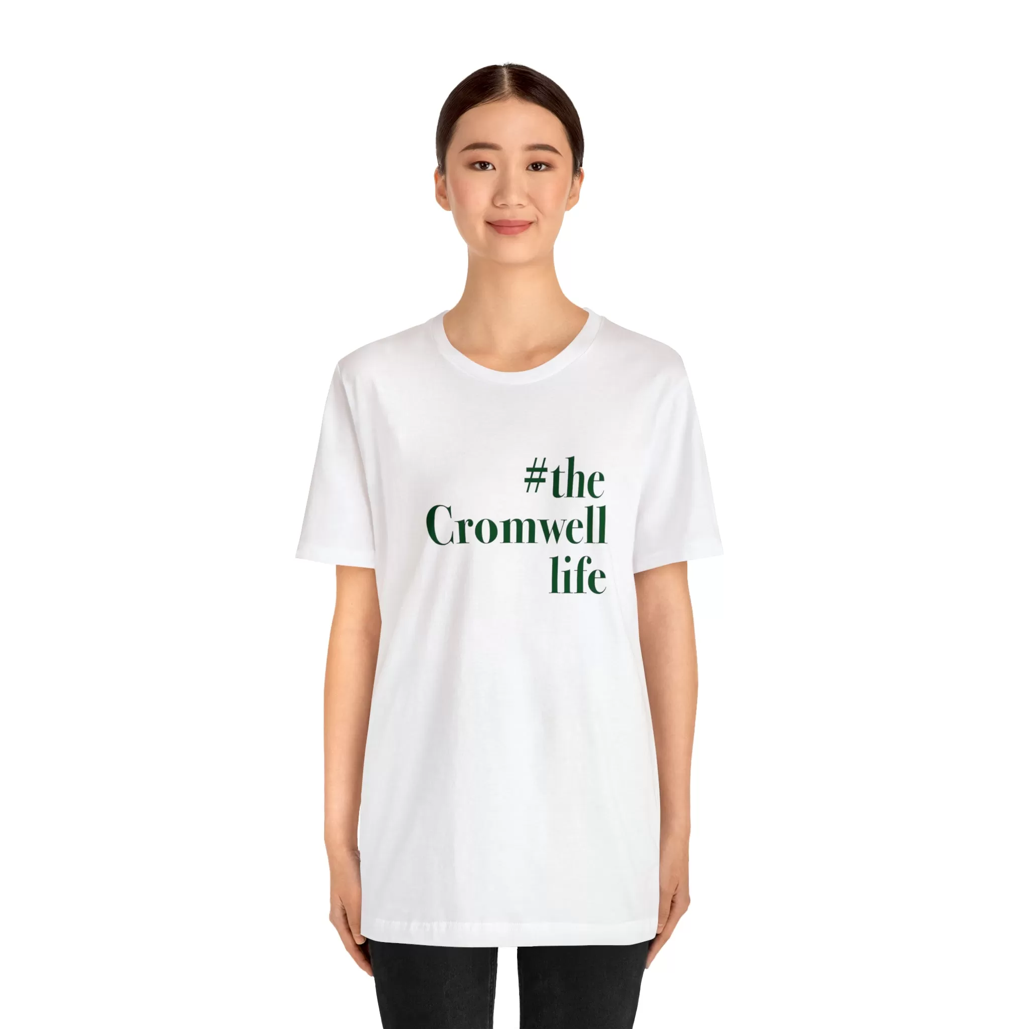 #thecromwelllife Unisex Jersey Short Sleeve T-Shirt (green)