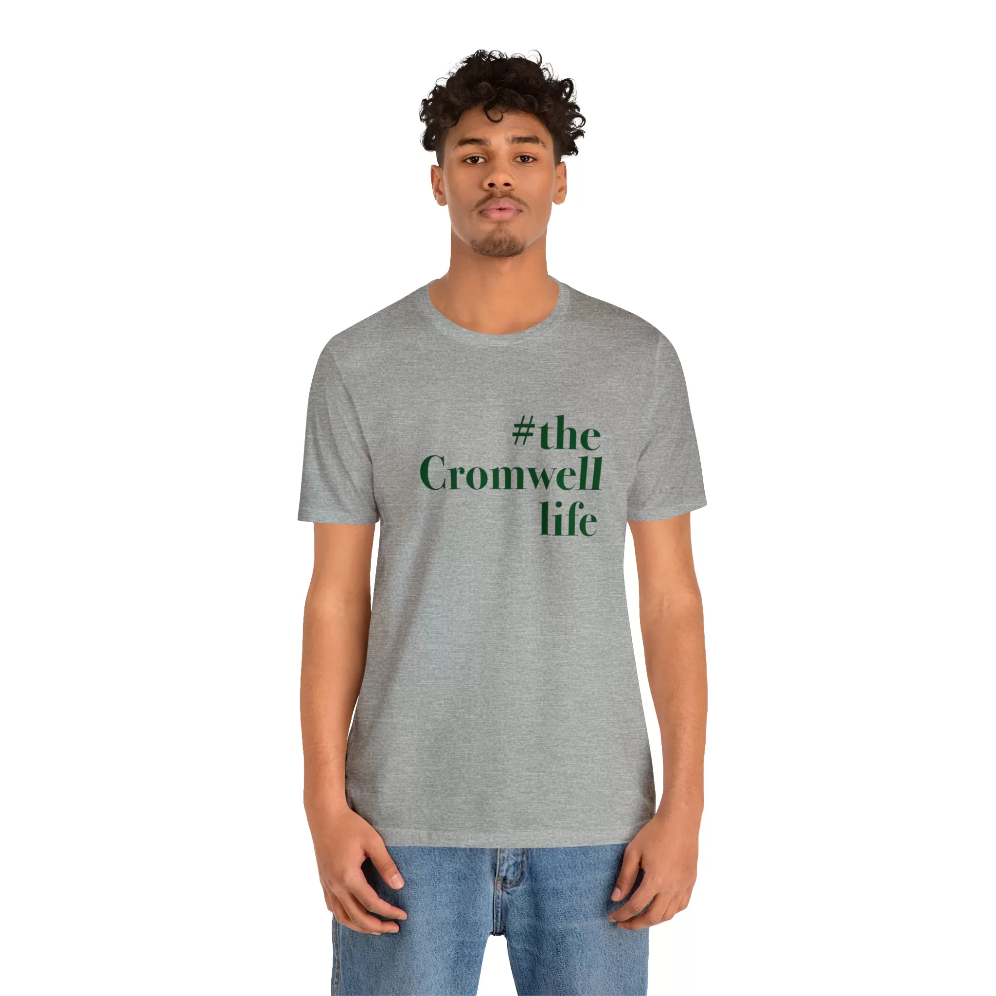 #thecromwelllife Unisex Jersey Short Sleeve T-Shirt (green)