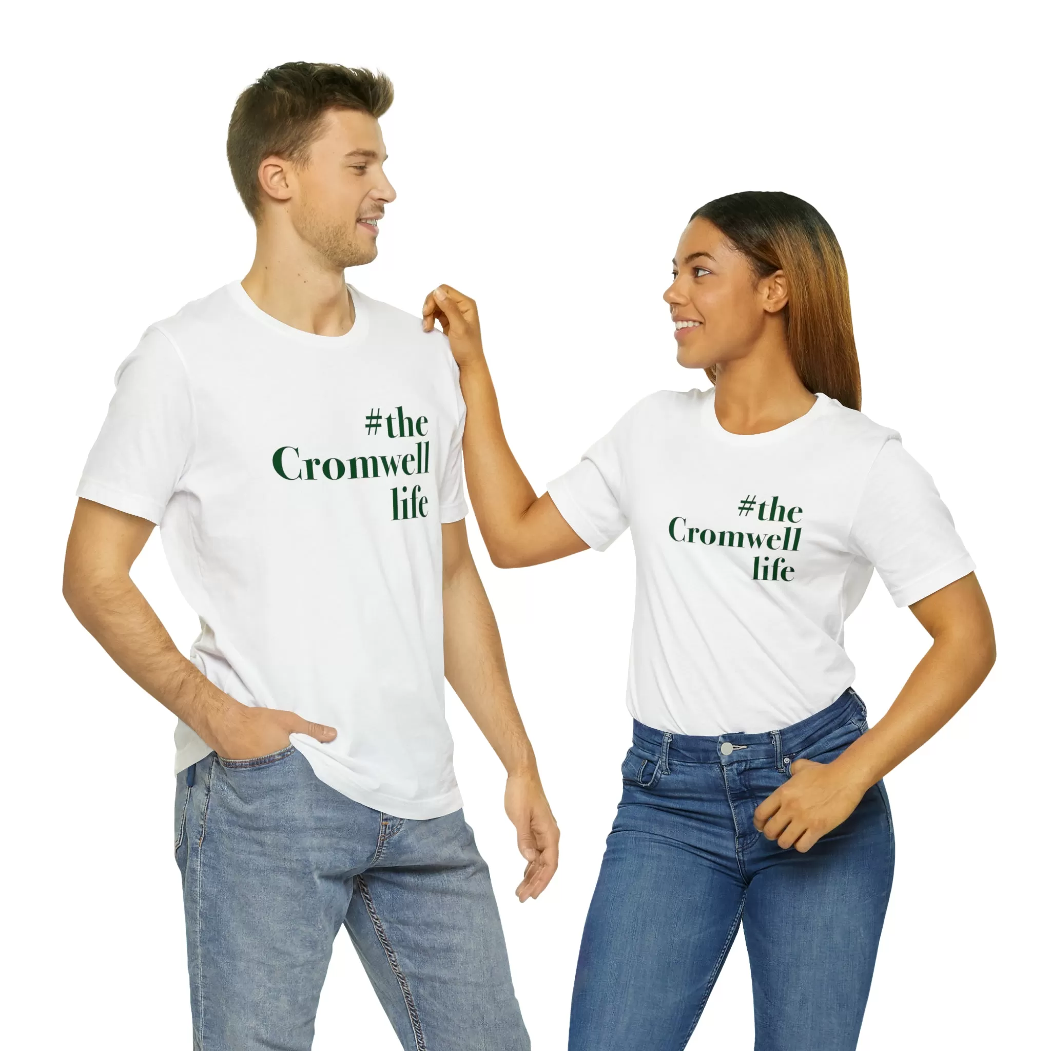 #thecromwelllife Unisex Jersey Short Sleeve T-Shirt (green)