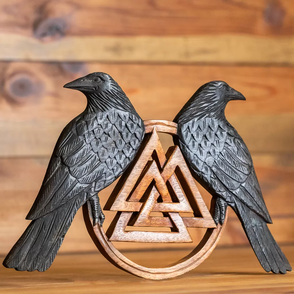 Valknut, Huginn and Munnin Wall Hanging