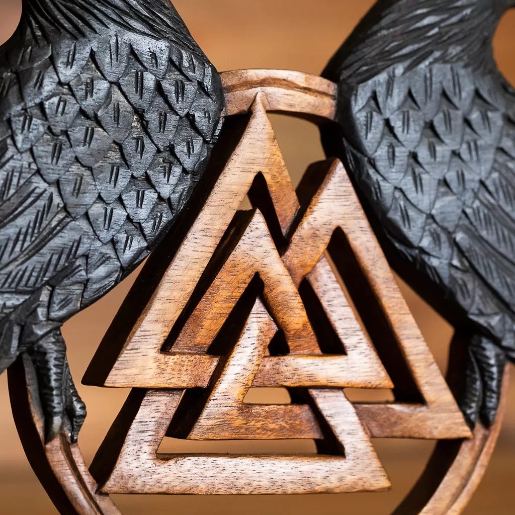 Valknut, Huginn and Munnin Wall Hanging