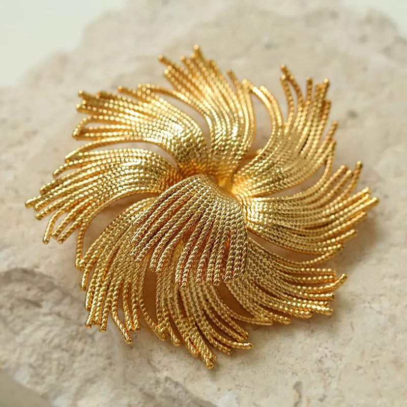 Vintage Fireworks-Shape Brooch