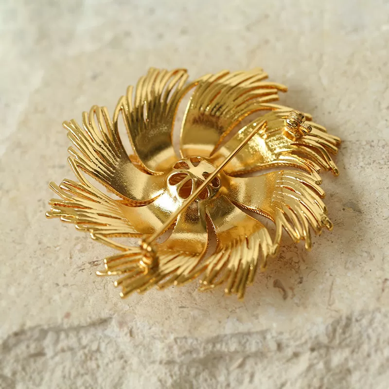 Vintage Fireworks-Shape Brooch