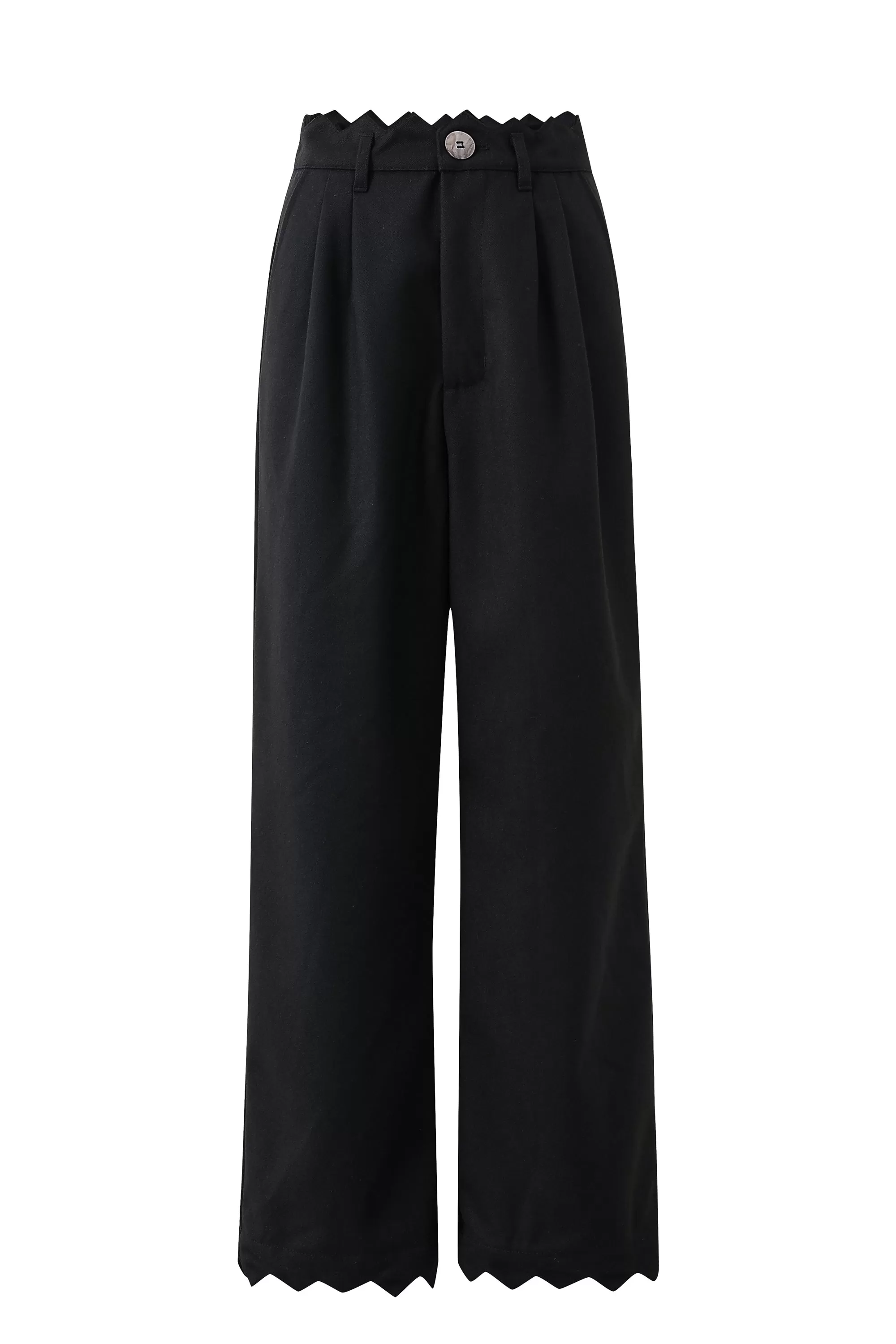 Zig Zag Black Trousers