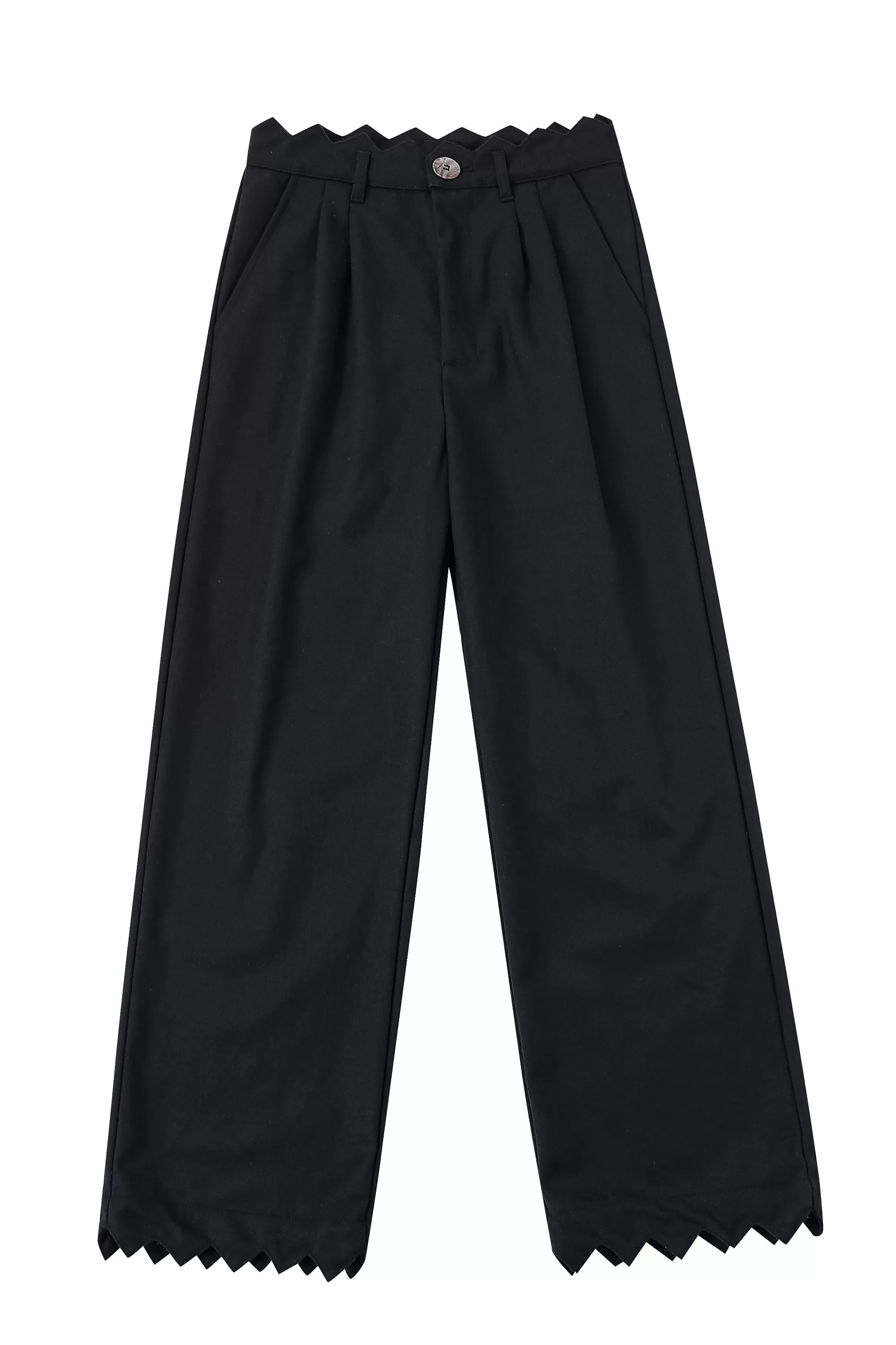 Zig Zag Black Trousers