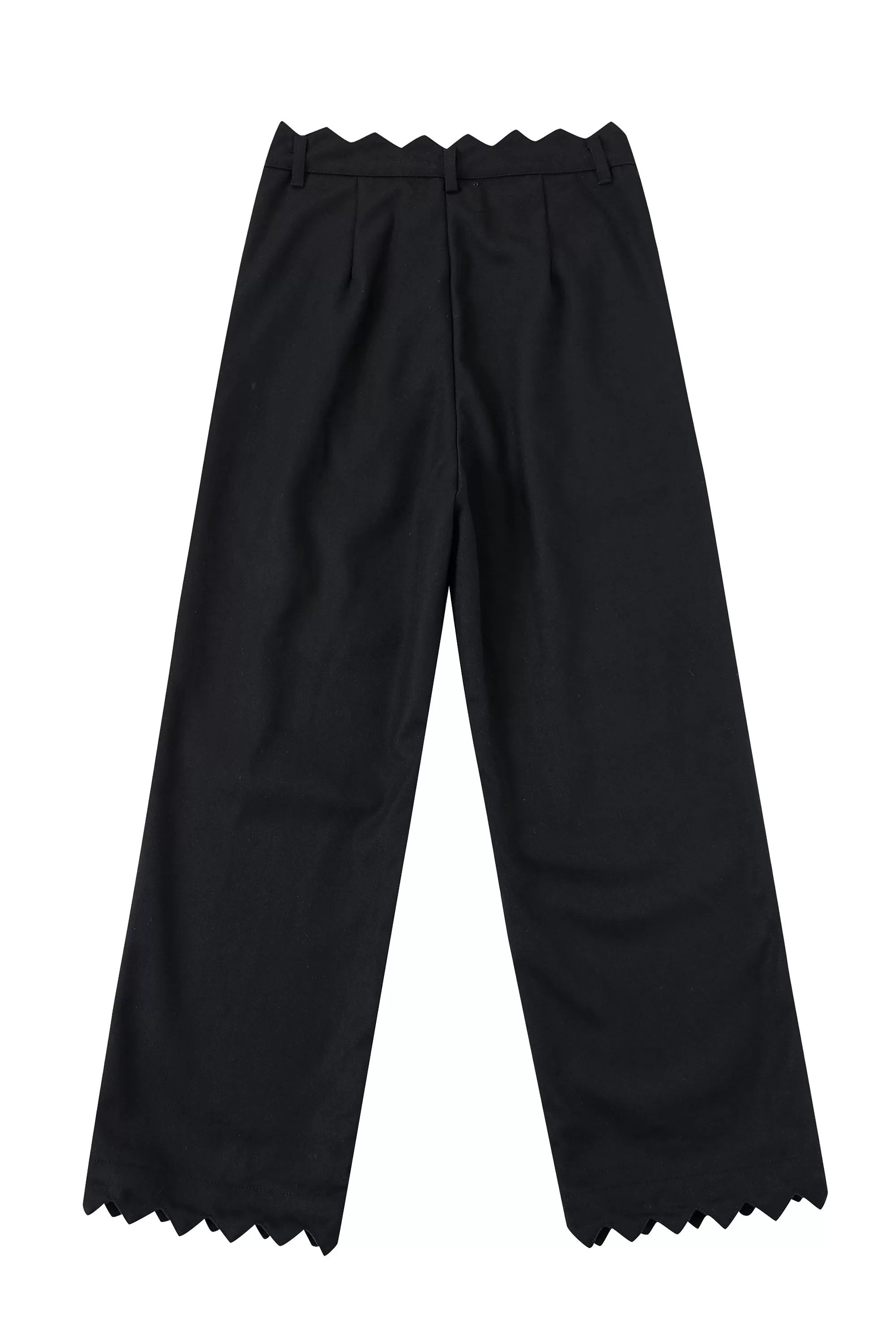 Zig Zag Black Trousers